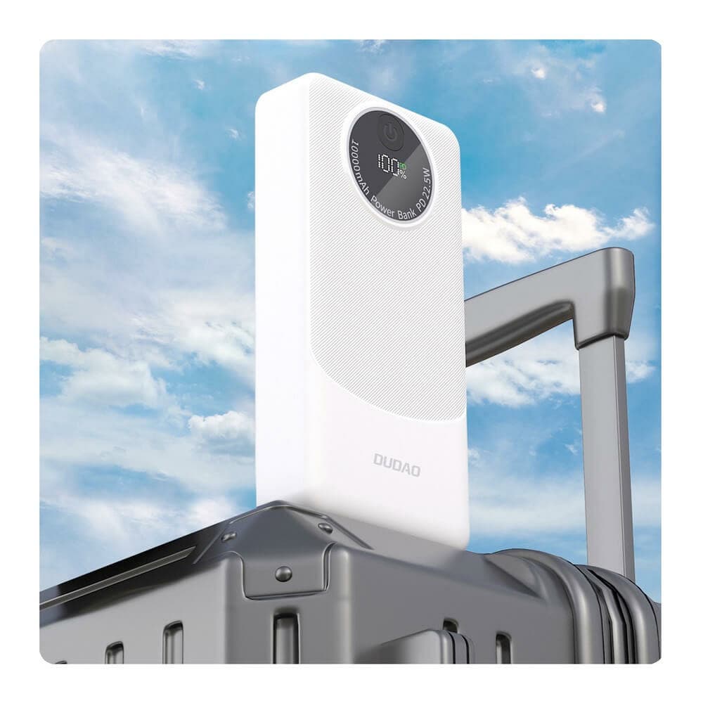 dudao k12pro 20000mah 22.5w pd бял
