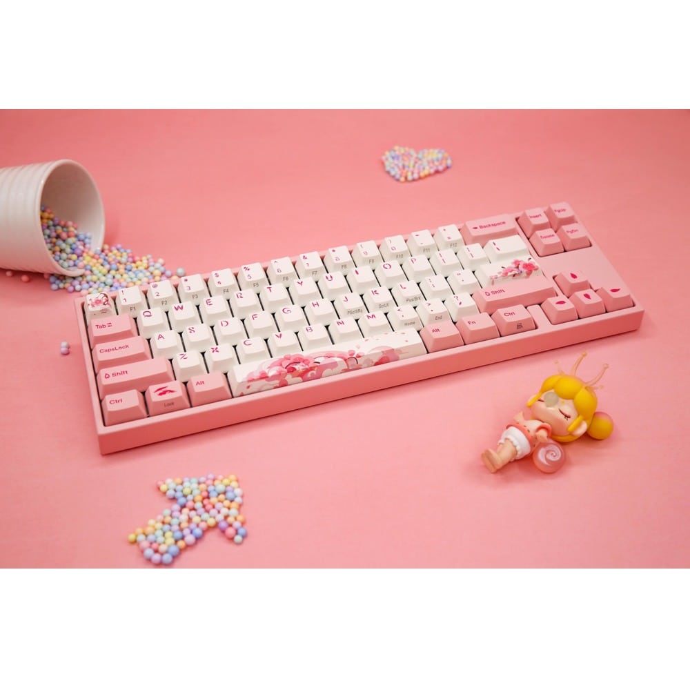 Клавиатура Ducky Miya Sakura V2 65 MX Silent Red