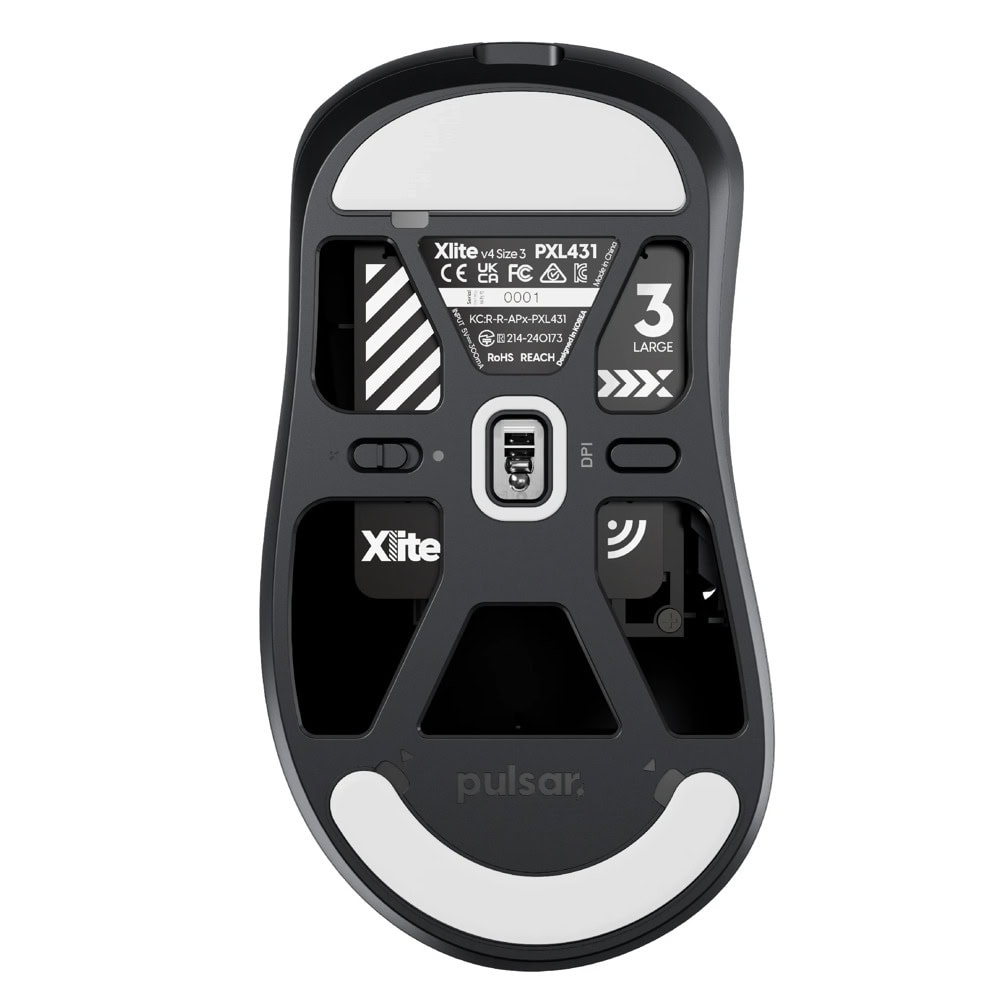 Мишка Pulsar Xlite v4 Size1 черна