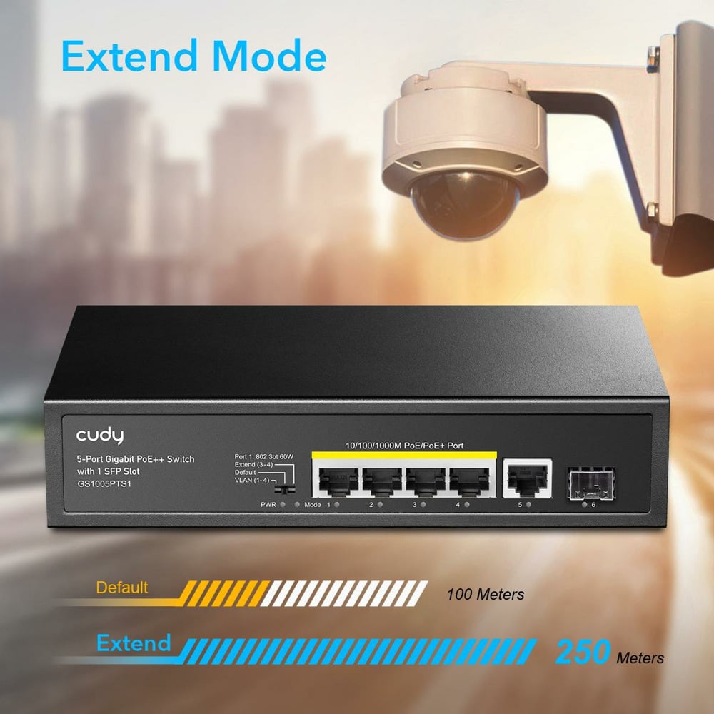 Суич Cudy GS1005PTS1 Разопакован продукт