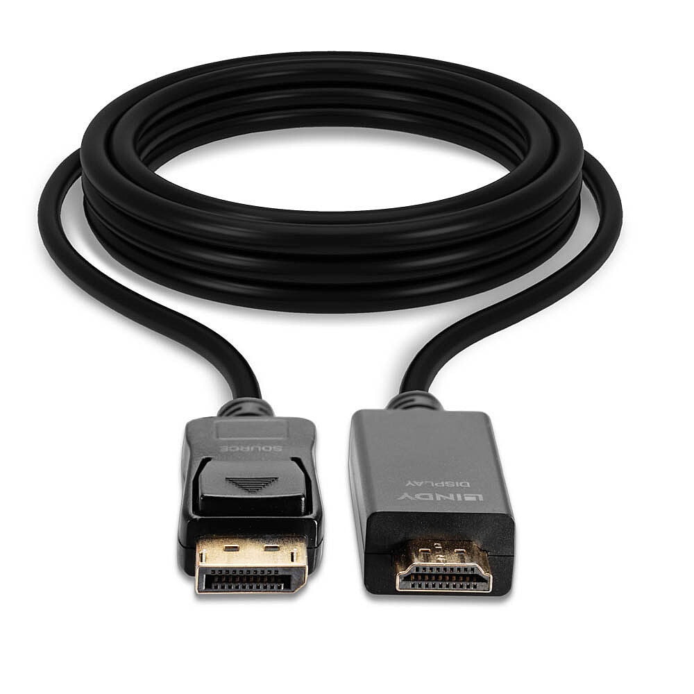 Кабел LINDY LNY-36923 DisplayPort to HDMI | JAR Computers Кабел LINDY LNY-36923 DisplayPort to HDMI