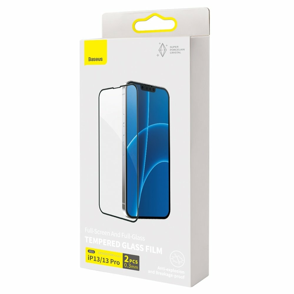 Baseus Full Screen Porcelain Tempered Glass SGQP03