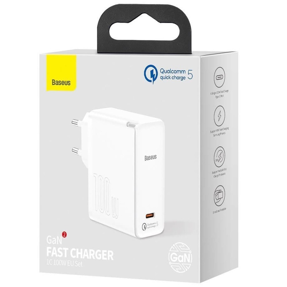 Baseus GaN 2 Fast Charger 1C 100W TZCCGAN-L02