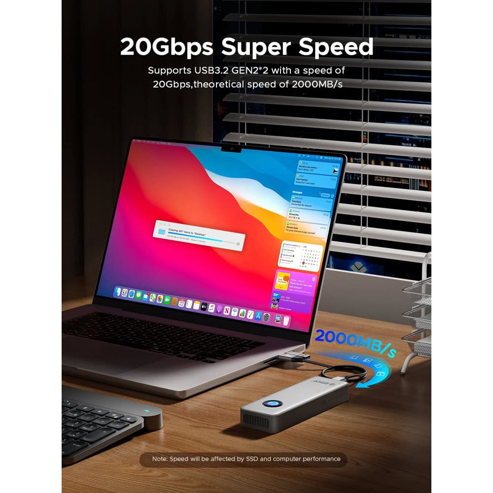 Orico OUM2-G20-SV-BP