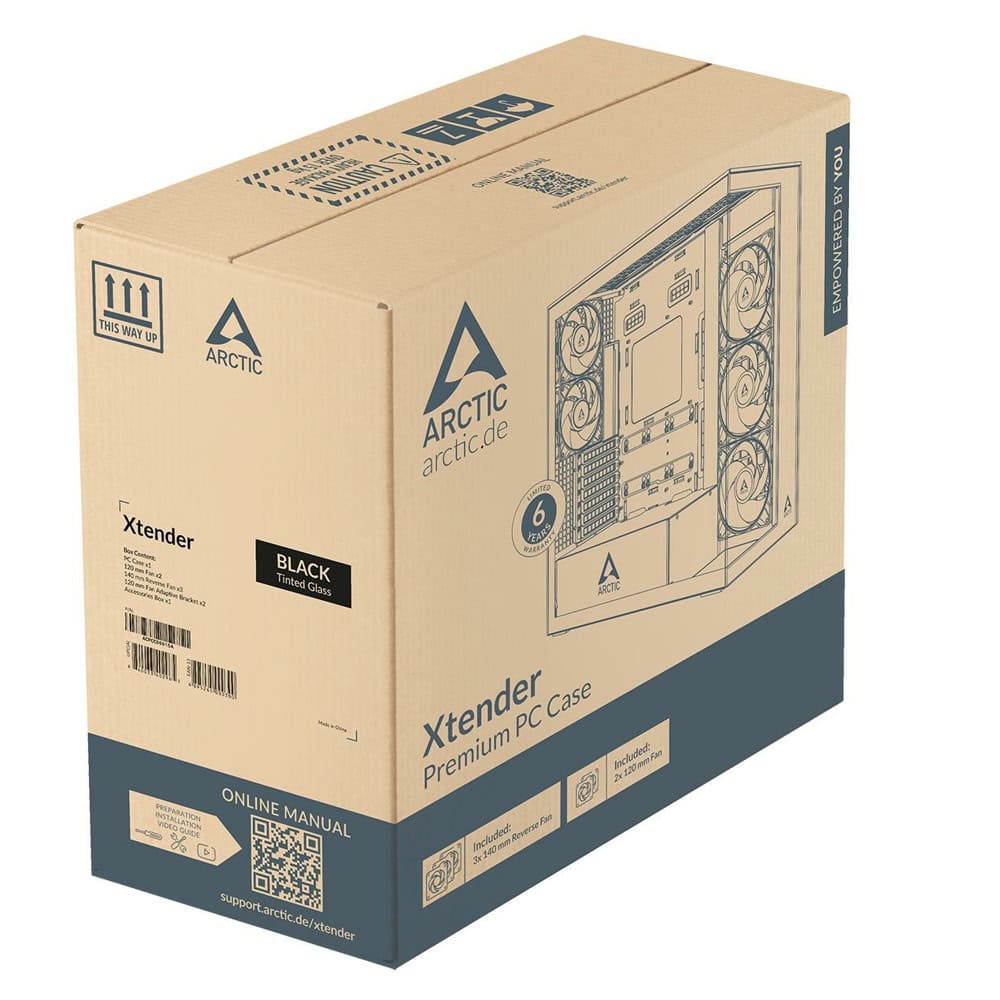 Arctic Xtender VG - White Mid-Tower ACPCC00017A