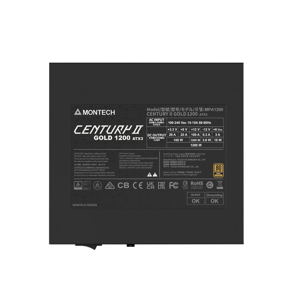 Захранване Montech CENTURY II 1200W