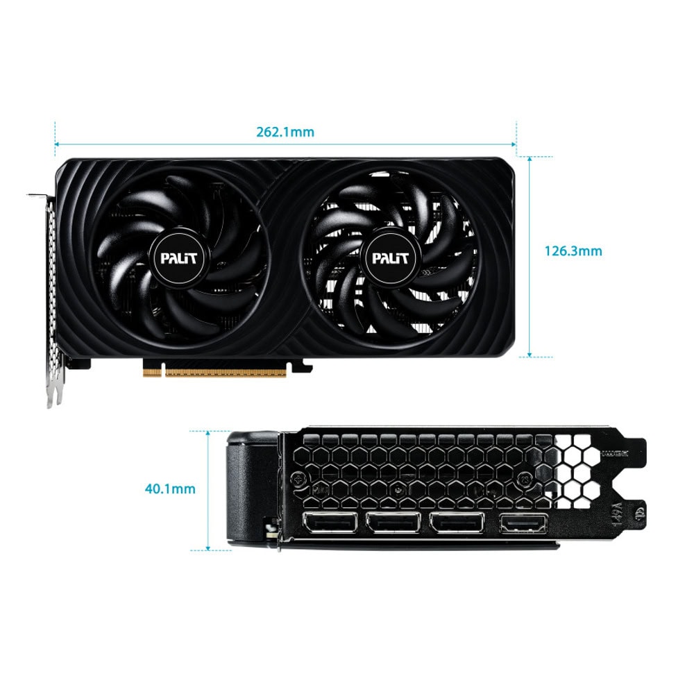 Palit GF RTX 5060 Ti 8GB Dual NE7506T019P1-GB2062D