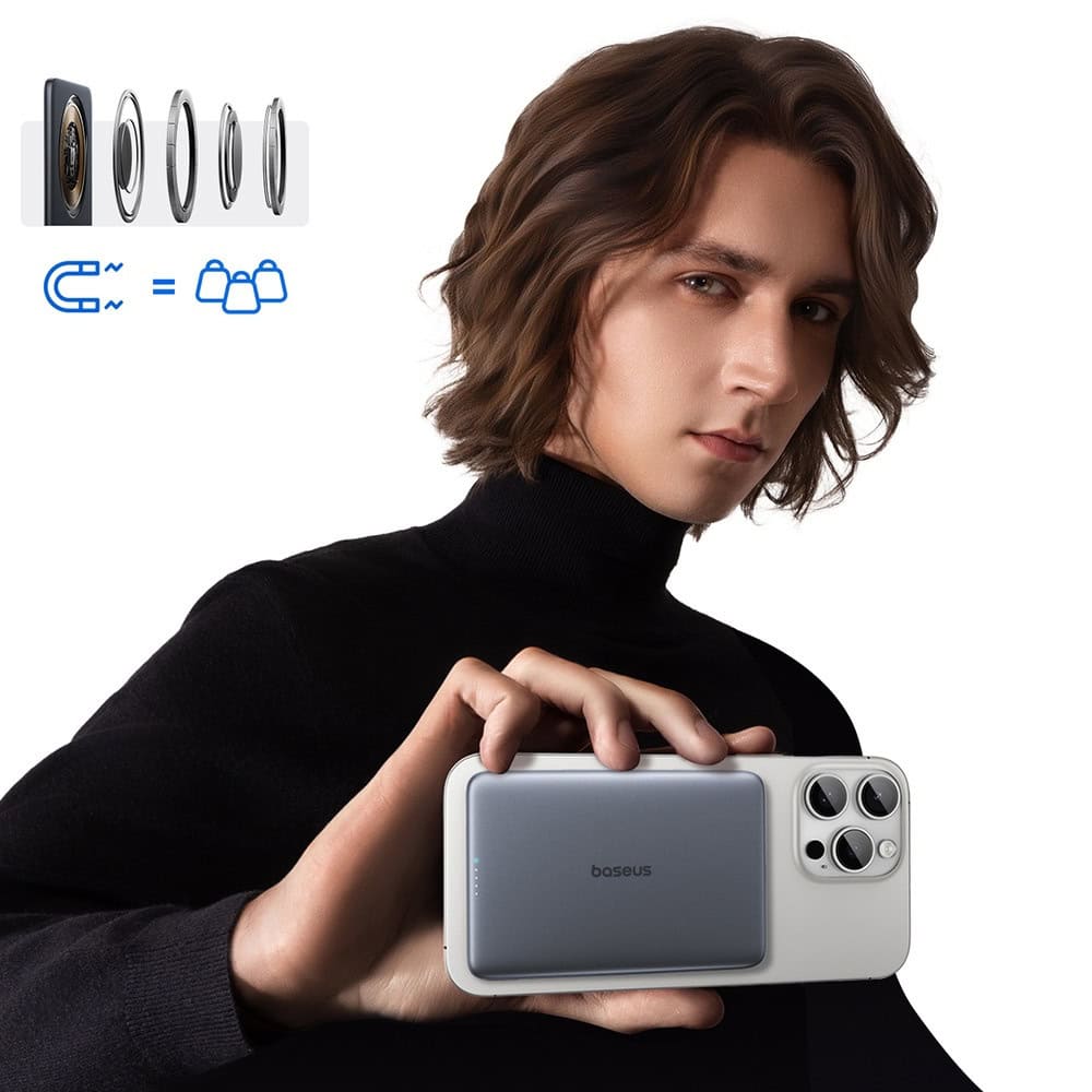 baseus picogo am41 ultra 5000mah сив