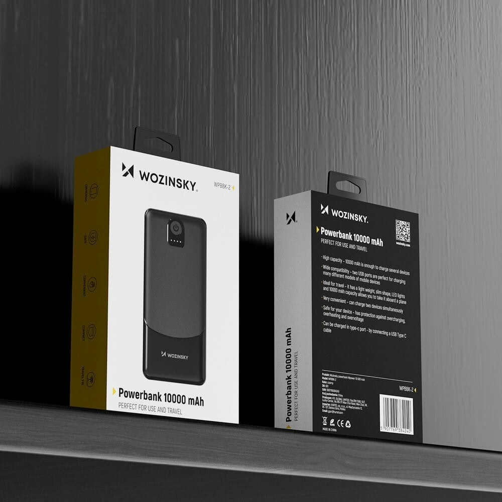 wozinsky wpower power bank 10000 mah черен | JAR Computers wozinsky wpower power bank 10000 mah черен