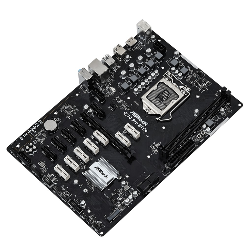 ASRock Q270 Pro BTC+ 90-MXBHM0-A0UAYZ