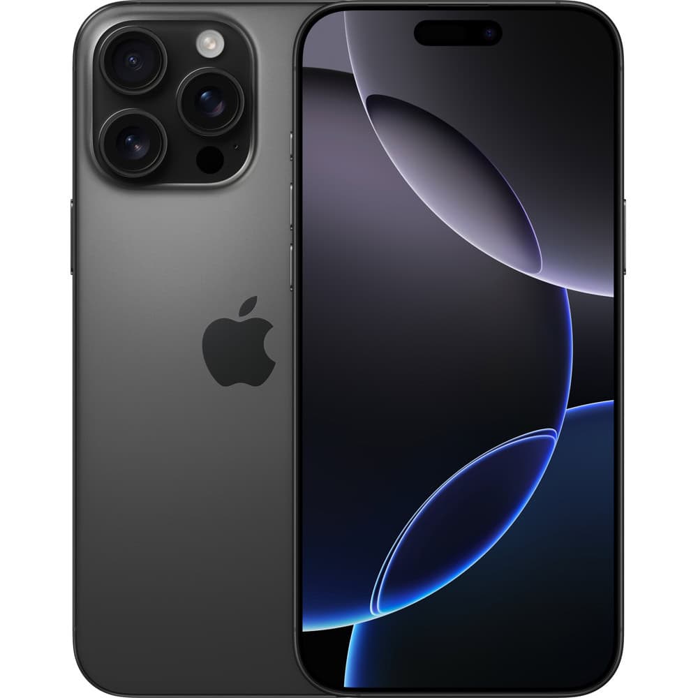 Apple iPhone 16 Pro Max Black Titanium 256GB | JAR Computers Apple iPhone 16 Pro Max Black Titanium 256GB
