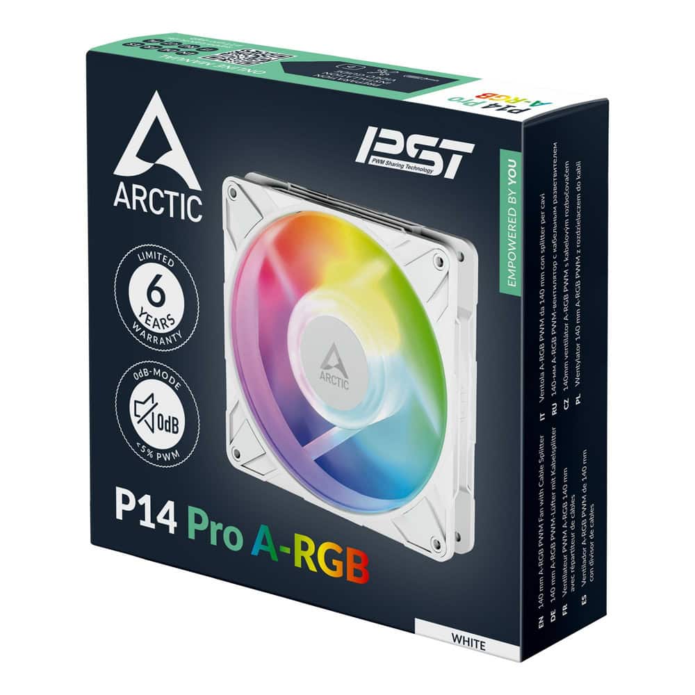 Вентилатор Arctic P14 Pro White A-RGB