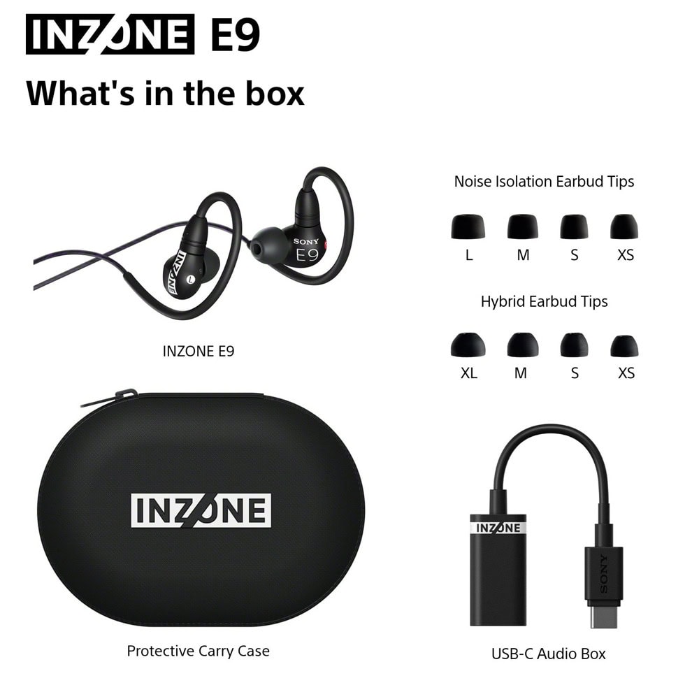 слушалки sony inzone e9 черни