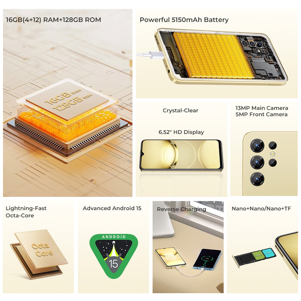 Oukitel C1 128GB/4GB Gold