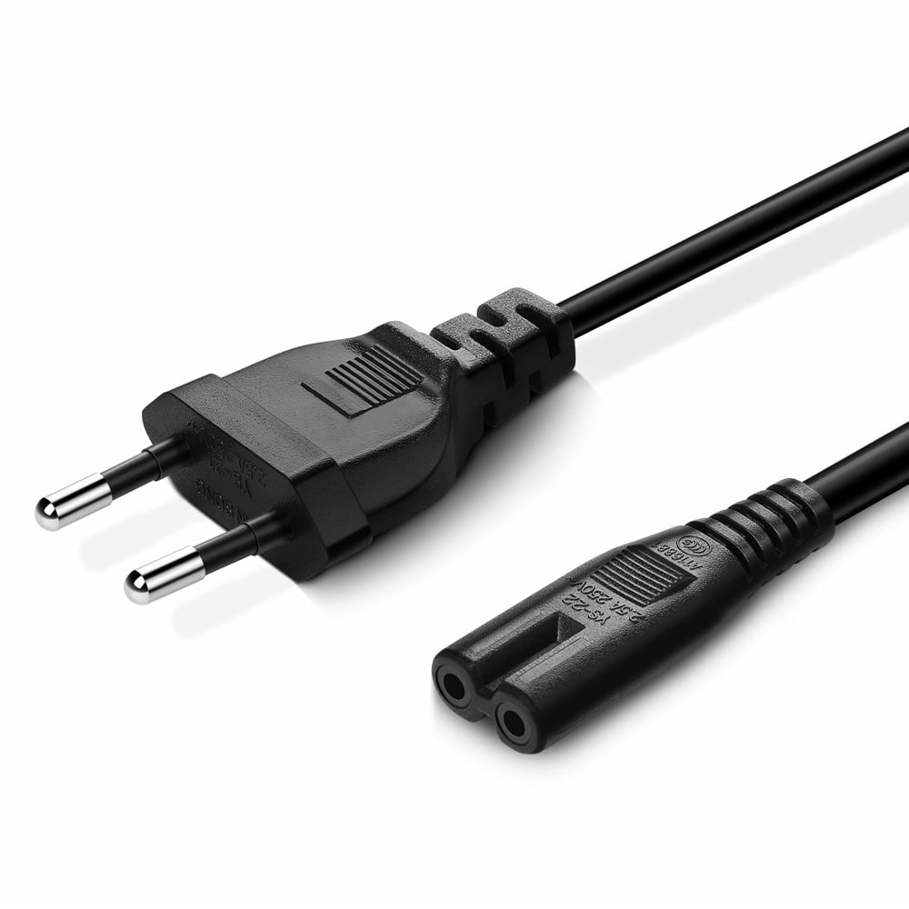 Захранващ кабел HAMA Euro Plug 2-Pin IEC C7 2.5 m