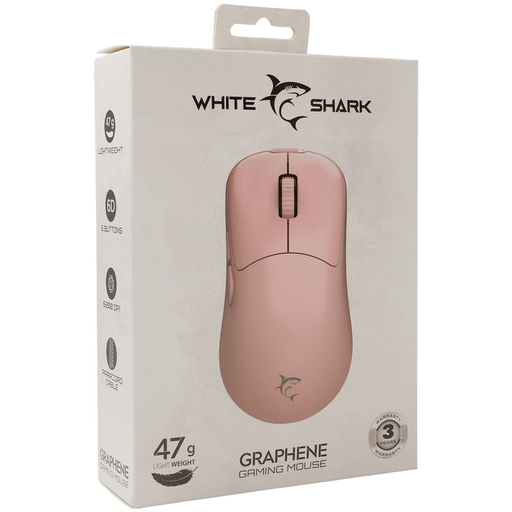 white shark graphene розова | JAR Computers white shark graphene розова