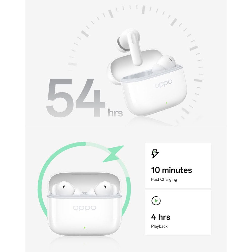 OPPO Enco Bud3 Pro Glaze White