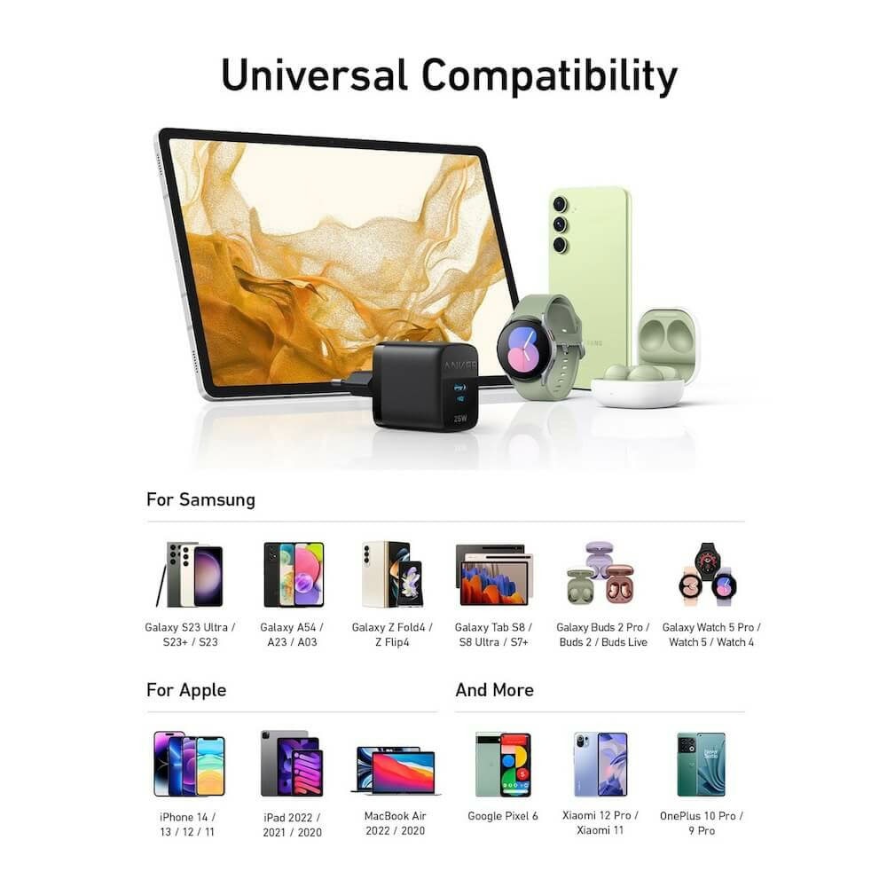 Anker 312 25W Black A2642G11