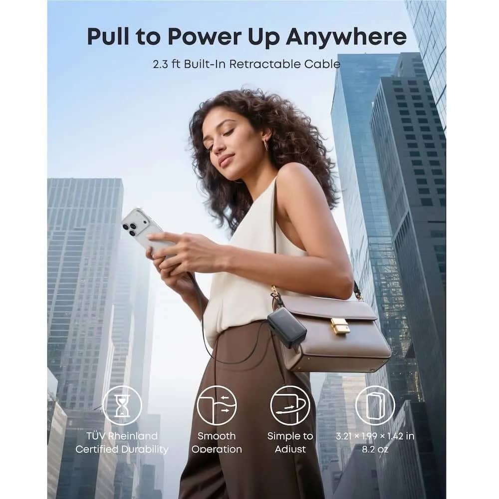 Anker Nano Power Bank 10K Black A1638H11 | JAR Computers Anker Nano Power Bank 10K Black A1638H11