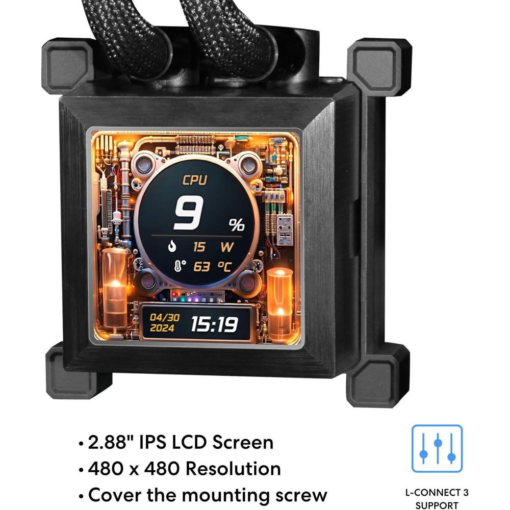 Lian HydroShift LCD 360 TL Black G89.GHSLCD36TB.00