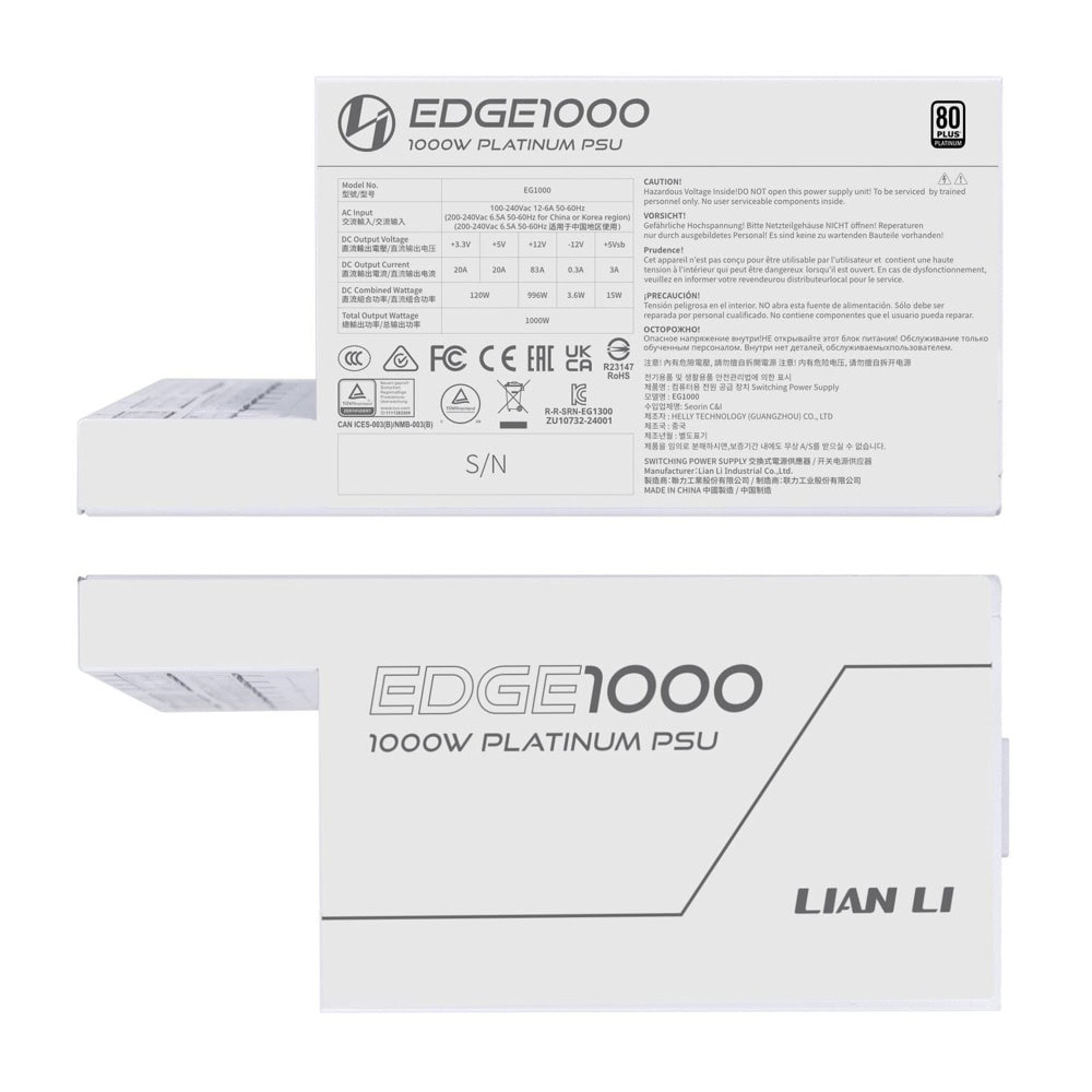 Lian Li EDGE White 1000W G9P.EG1000.WE00.EU