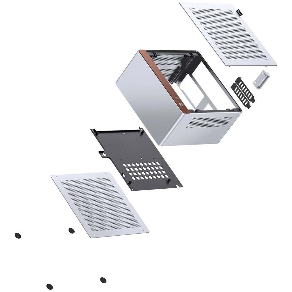 кутия jonsbo nv10 silver gejb-160 | JAR Computers кутия jonsbo nv10 silver gejb-160