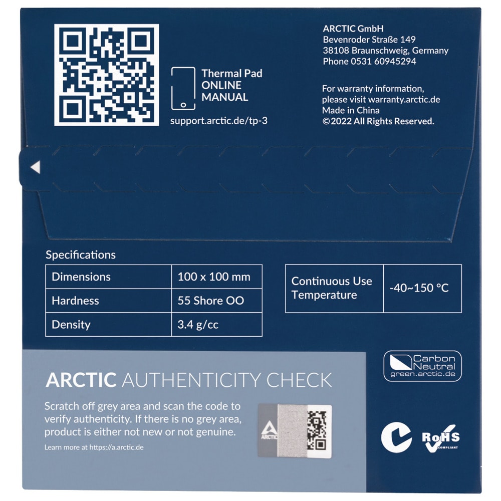 Arctic TP-3 1.0mm ACTPD00053A