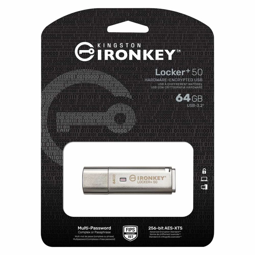 KINGSTON IronKey Locker+ 50 - 64GB IKLP50/64GB