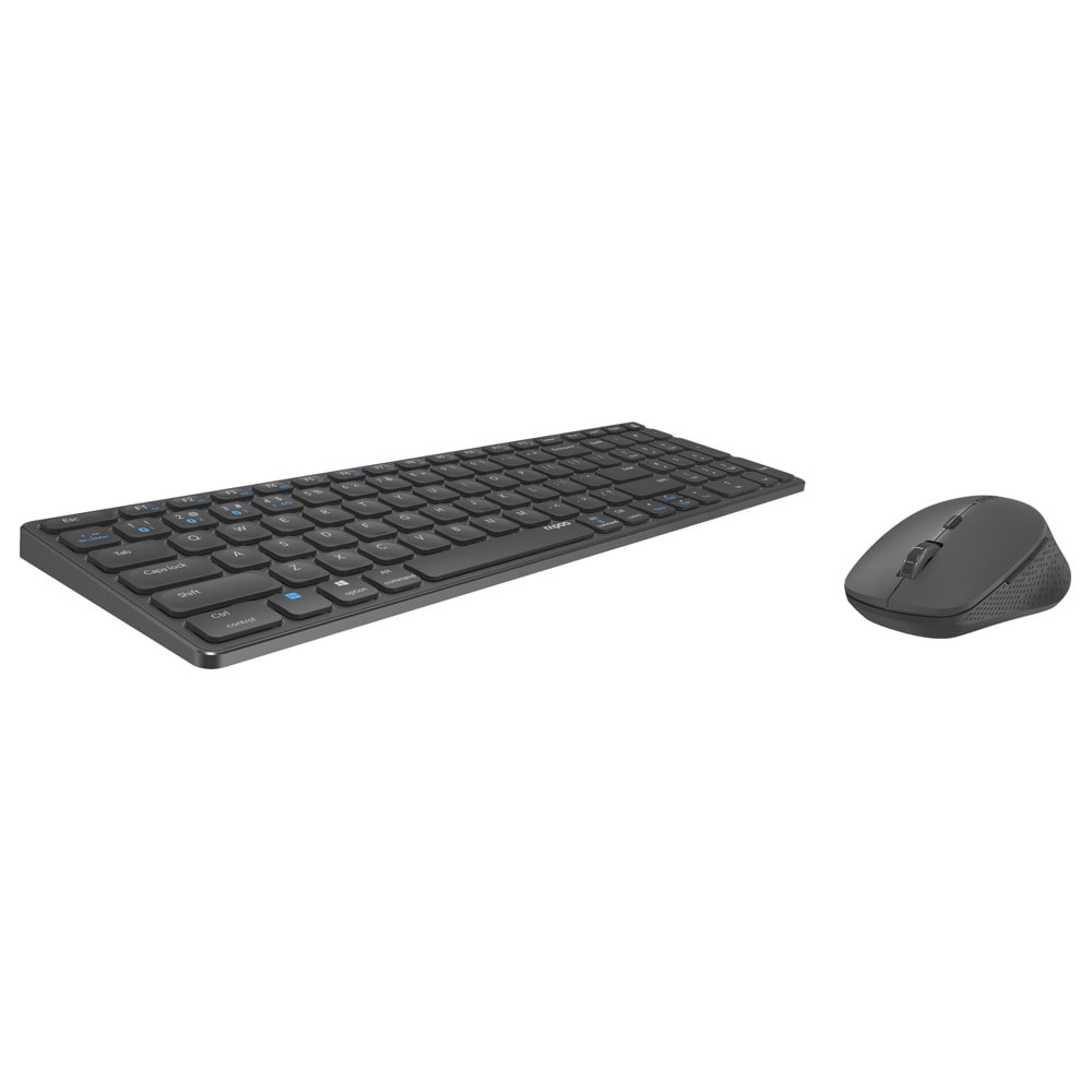 Комплект клавиатура и мишка Rapoo 9700M Black