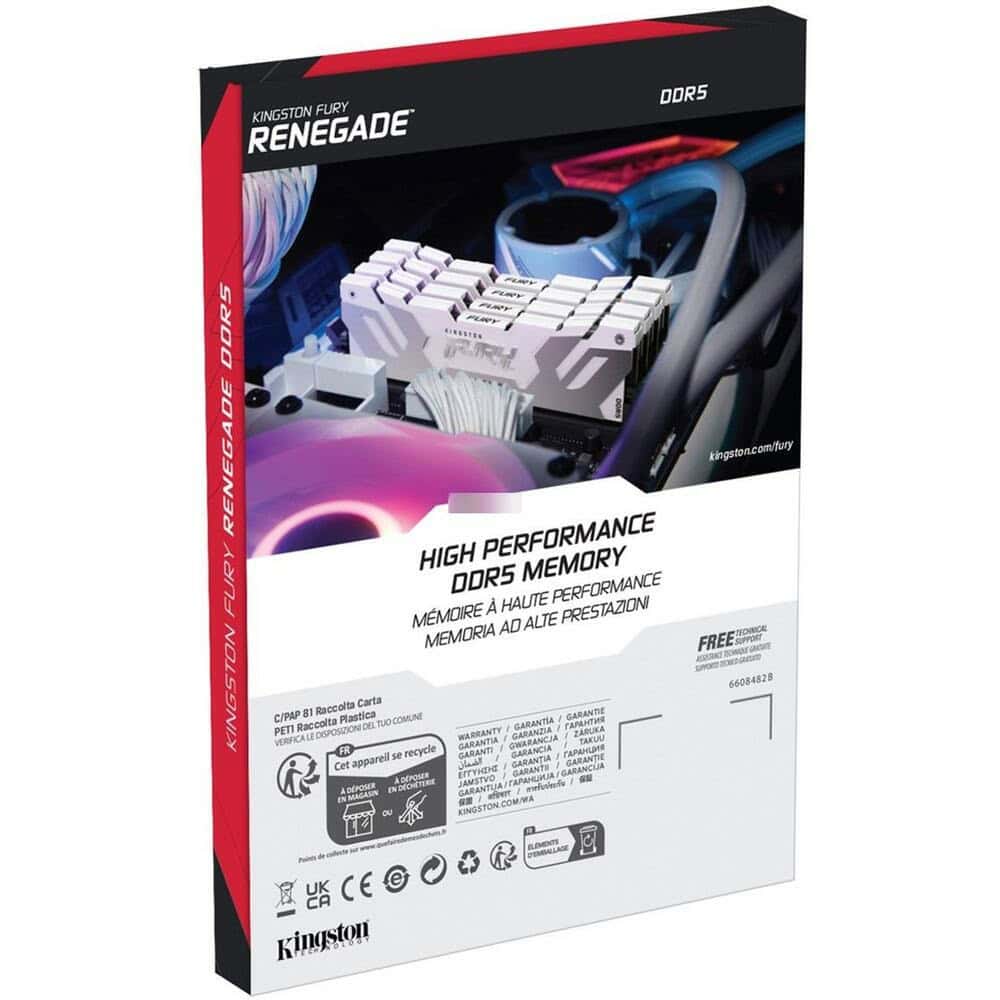 KINGSTON FURY Renegade 16GB DDR5 6400 KF564C32RW-1 | JAR Computers KINGSTON FURY Renegade 16GB DDR5 6400 KF564C32RW-1