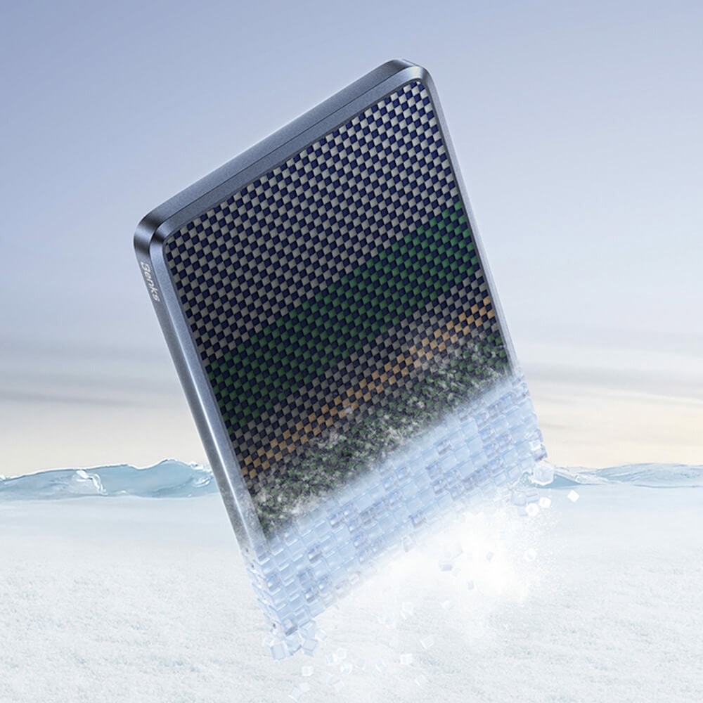 benks armorgo aurora light 10000 mah черен-зелен