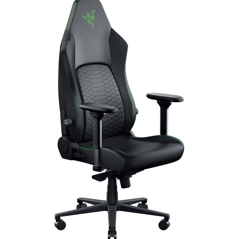 razer iskur v2 newgen черен/зелен