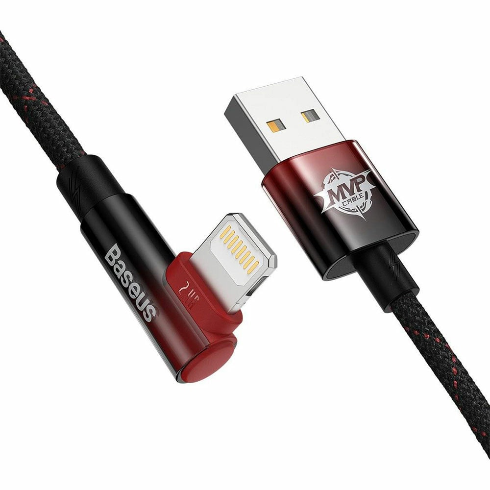 кабел baseus mvp 2 elbow usb a to lightning