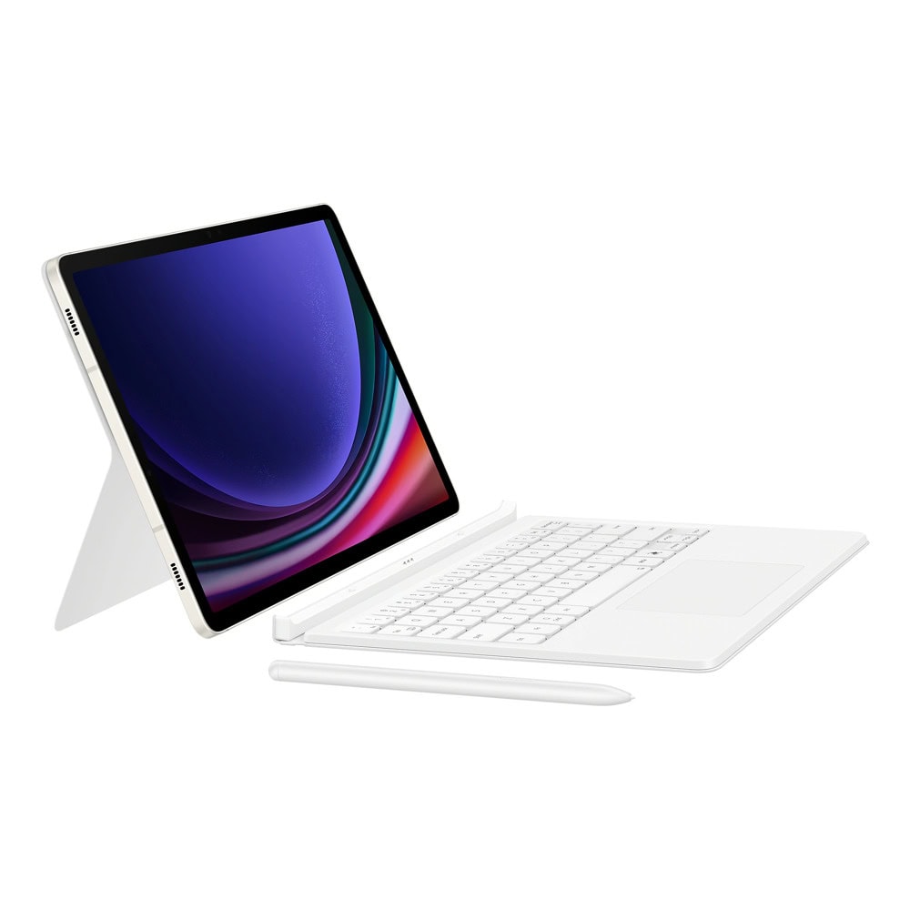 Samsung Book Cover Keyboard Galaxy Tab S9 White