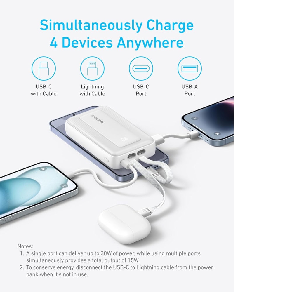 anker zolo power bank 30w 10000 mah син | JAR Computers anker zolo power bank 30w 10000 mah син