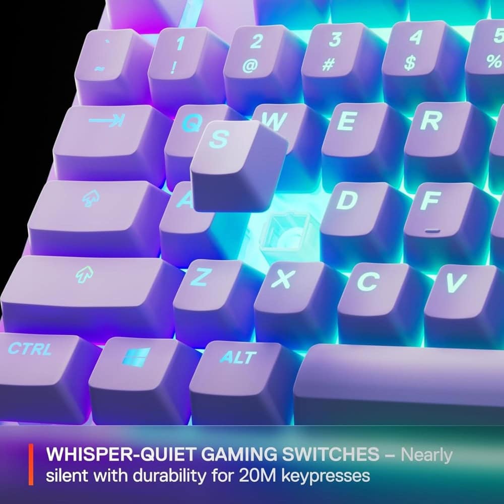 SteelSeries Apex 3 TKL US Layout Lavander 64940