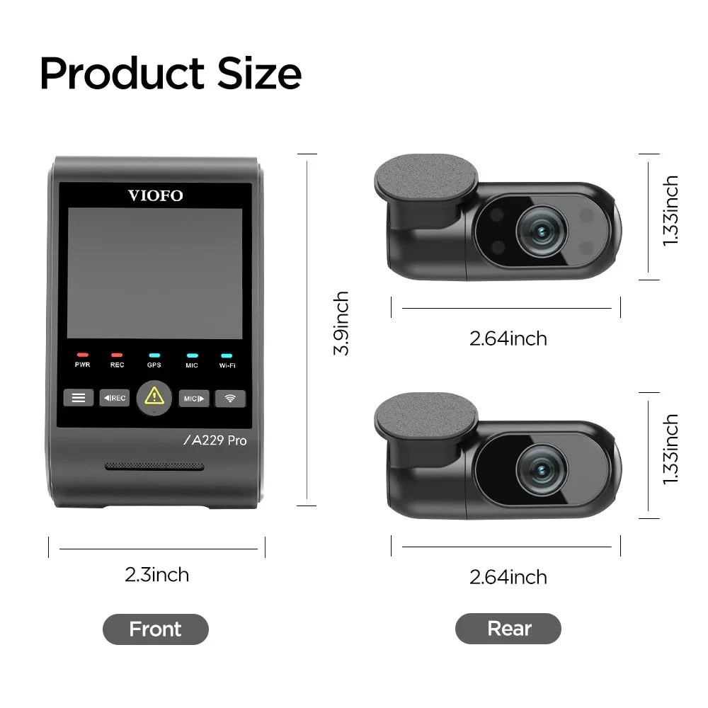 видеорегистратор viofo a229 pro 3-channel | JAR Computers видеорегистратор viofo a229 pro 3-channel