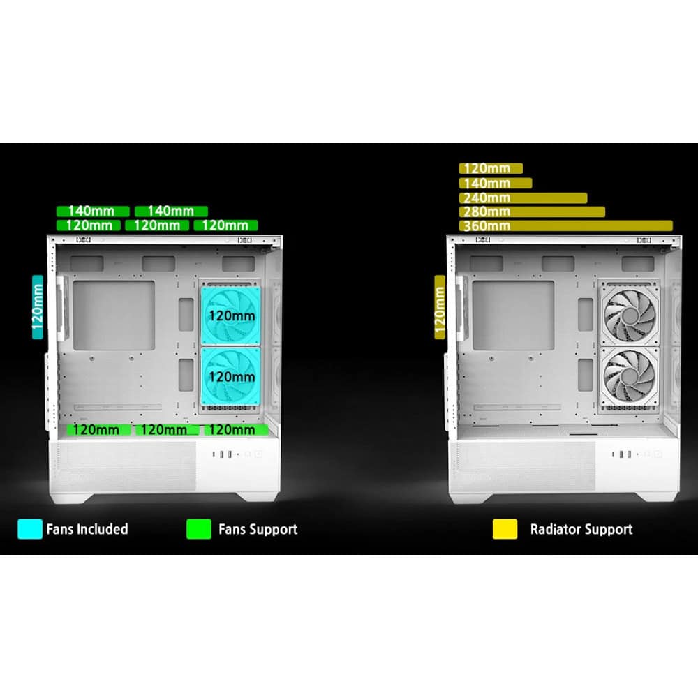 Zalman Chronix V2 White CHRONIX-V2-WHITE