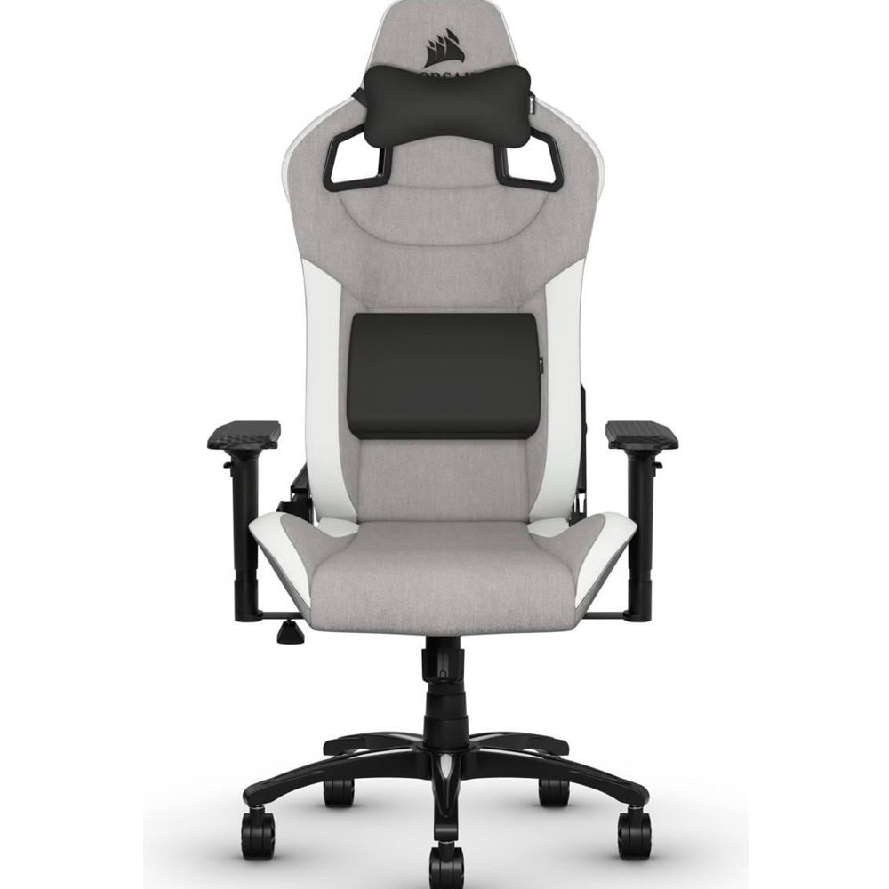 corsair t3 rush fabric grey/white | JAR Computers corsair t3 rush fabric grey/white