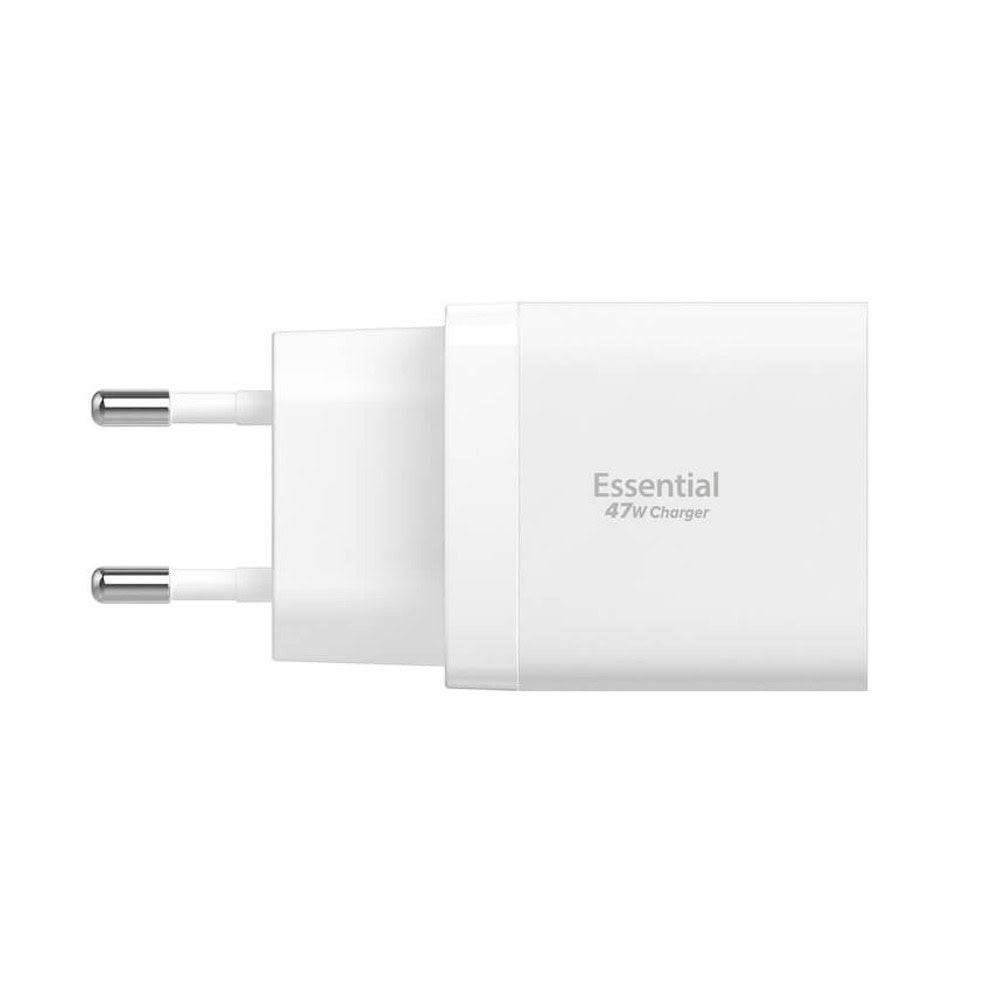 spigen arcstation essential dual 47w бяло