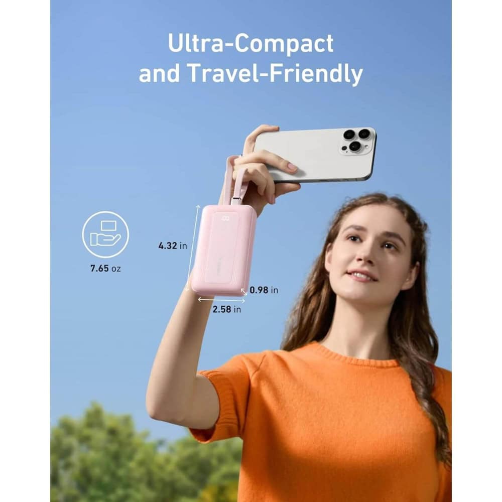 anker zolo power bank 30w 10000 mah черен