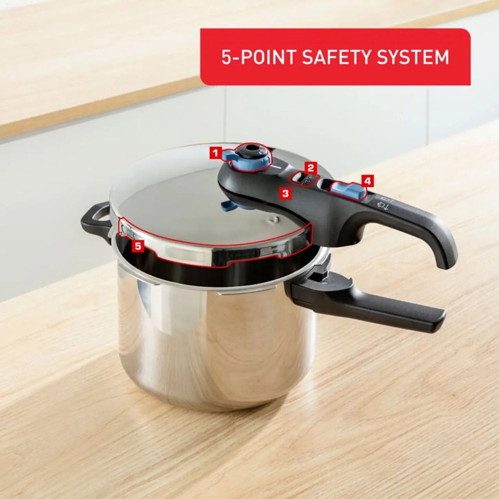 тенджера под налягане tefal secure trendy p2584301