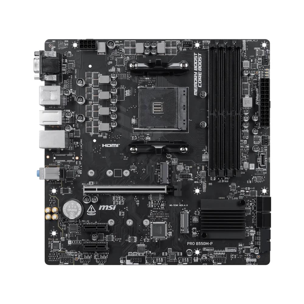 дънна платка msi pro b550m-p 911-7c95-201 | JAR Computers дънна платка msi pro b550m-p 911-7c95-201
