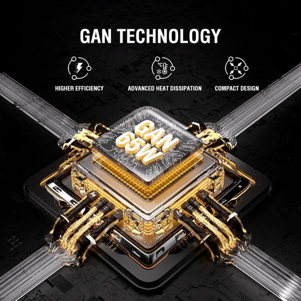 4Smarts GaN FlatPlug Slim Dual 65W 542065