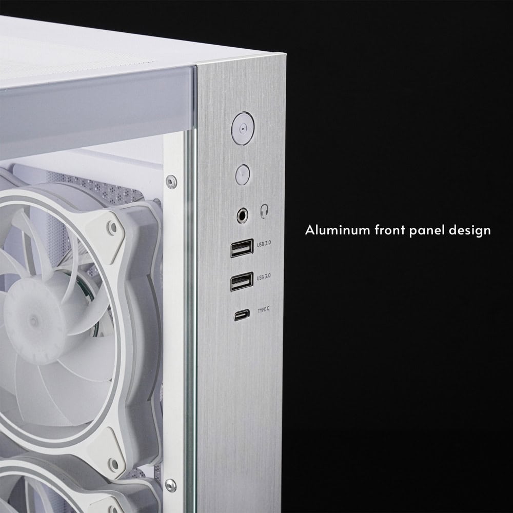 Chieftec Visio White GM-30W-TG-OP | JAR Computers Chieftec Visio White GM-30W-TG-OP