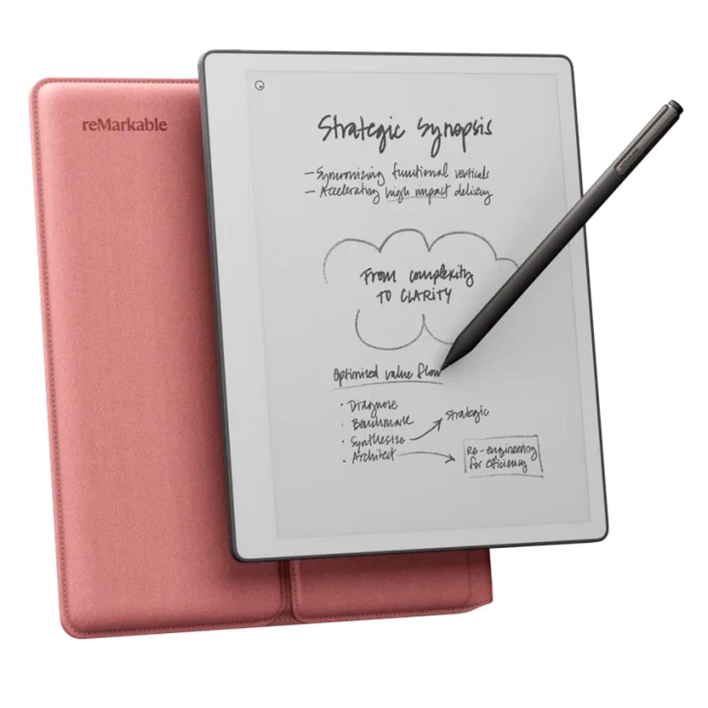reMarkable Paper Pure and Marker Plus Desert Pink | JAR Computers reMarkable Paper Pure and Marker Plus Desert Pink