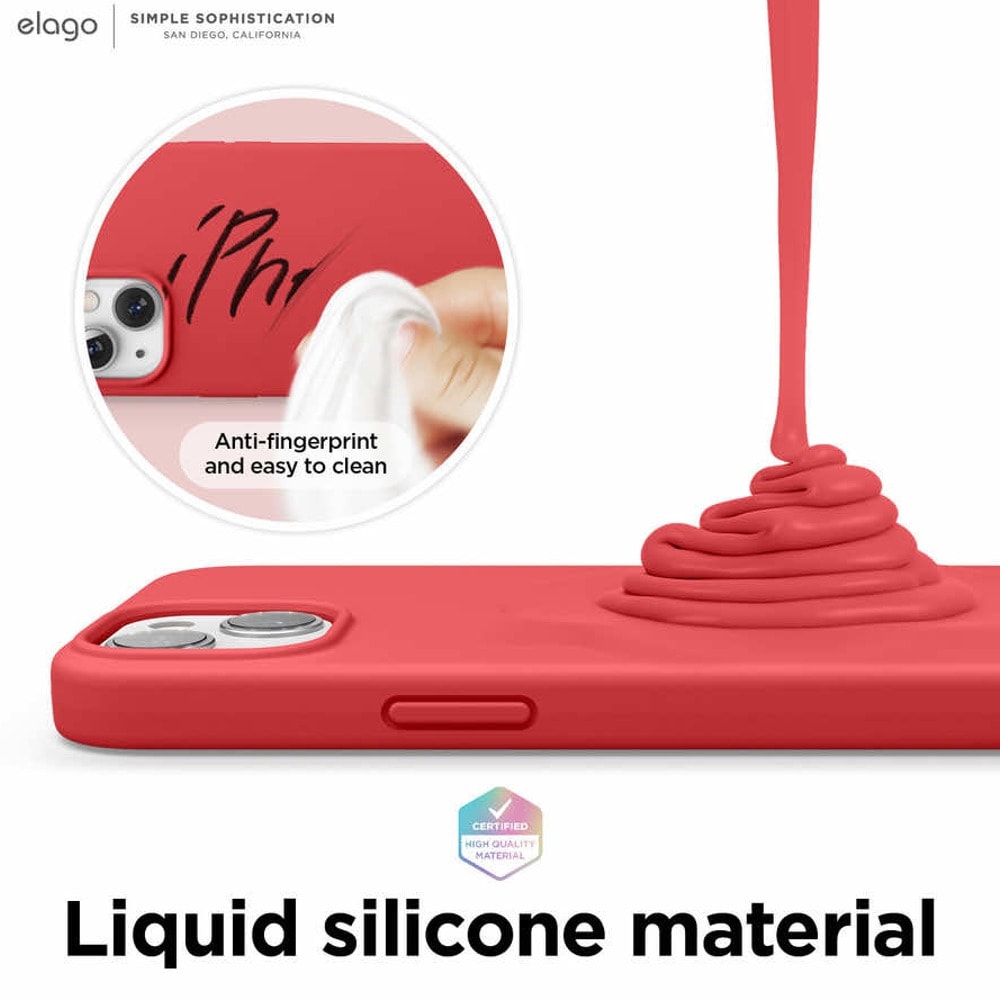Elago Soft Silicone Case ES13SC61-RD