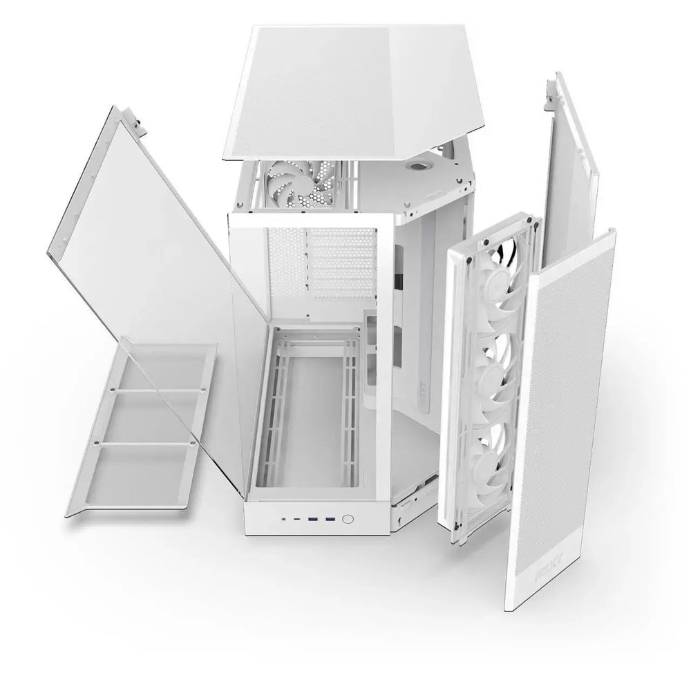 NZXT H9 Flow RGB White CM-H92FW-R1