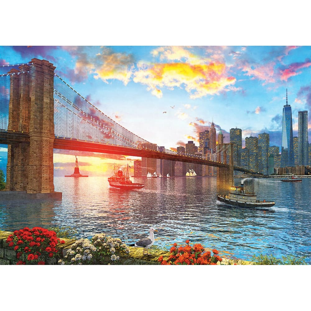 Пъзел Art Puzzle Залез в Ню Йорк 1000 части