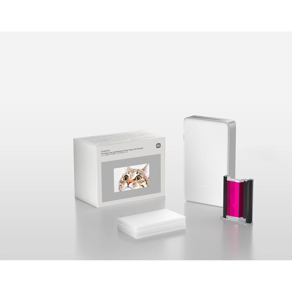 Xiaomi Portable Dye-Sublimation Photo Paper 50бр | JAR Computers Xiaomi Portable Dye-Sublimation Photo Paper 50бр
